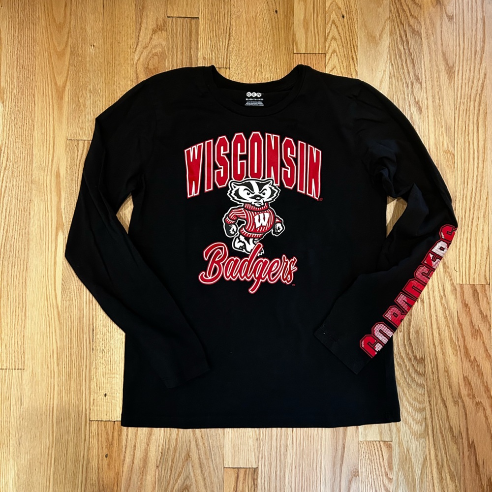Never worn! Wisconsin Badgers long sleeve tee.